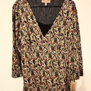 Notations Floral Babydoll Top - Y2K Boho Vibes ✨ NWT